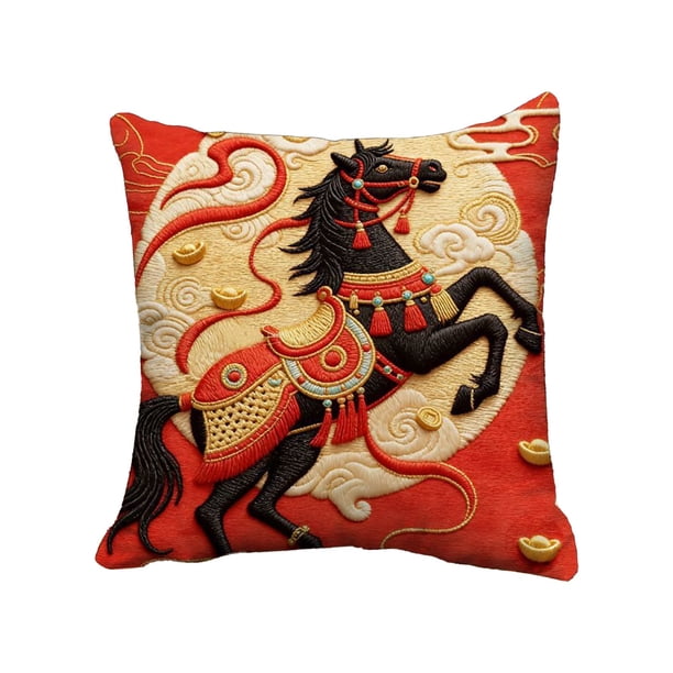 Estándares de Almohada Tamaño Estándar Algodón, 17.7x17.7 Pulgadas Cubiertas de Almohada Decorativas con Tela Suave, Estándares de Almohada con Cremallera Tamaño Estándar, Cremallera Oculta para la De