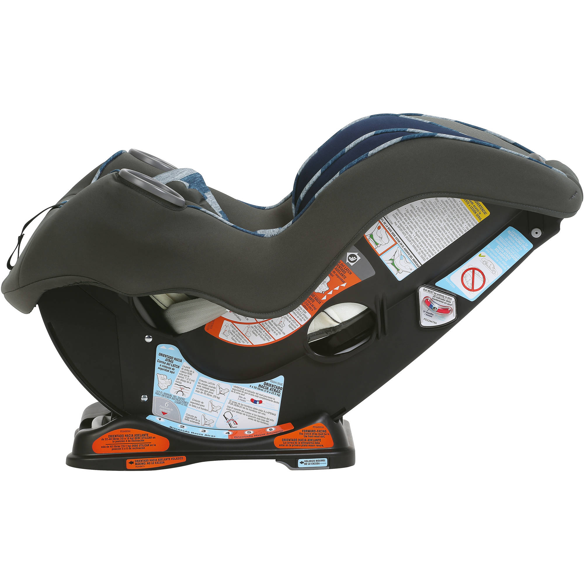 Graco Sequel 65 Convertible Car Seat with 6-Position Recline, Caden Navy - image 3 of 7