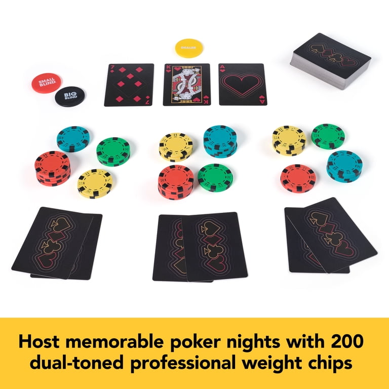 Spin Master Games, Cardinal Legacy 200-Piece Poker Set, Premium