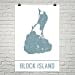 thumbnail image 2 of Block Island Poster, Block Island Art Print, Block Island Wall Art, Block Island Map, Block Island City Map, Block Island Rhode Island City Map Art,Block Island Gift, (12" x 18", White and Gray), 2 of 2