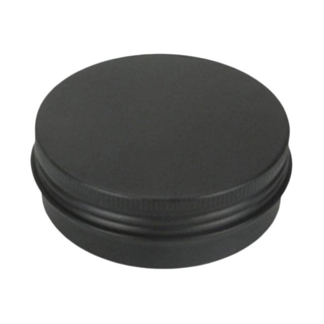 pitrice 5pcs Empty Aluminum Tin Jars Cosmetic Screw Lid Containers Lip Balm Cans 60ml