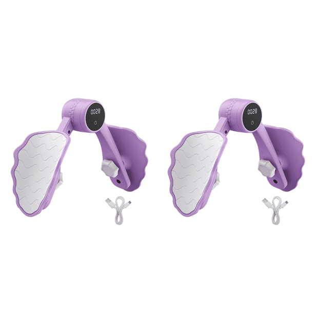 Contable Fitness Pierna Clip Rotativo Pierna Delgada Dispositivo para en Casa (Púrpura)