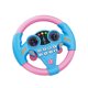 thumbnail image 1 of Volante de conducción juguete de rol Bewildely con efectos de simulación azul+rosa, 1 of 1