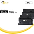 thumbnail image 2 of Toner Bank 2-Pack Compatible Toner Replacement for HP 64X CC364X LaserJet P4015n P4015x P4515n P4515x Laser Printer Ink Black, 2 of 5