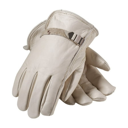 

PIP 68-158/M Superior Grade Top Grain Cowhide Leather Driver s Glove with Pull Strap Closure Straight Thumb