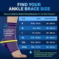 thumbnail image 2 of Modvel Ankle Brace, Purple, XL, 2 of 8
