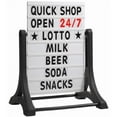 thumbnail image 1 of AARCO Products ROC-3 The Rocker- double sided sidewalk sign with changeable letterboard, 1 of 1