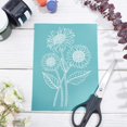 thumbnail image 3 of Self-Adhesive Silk Screen Printing Stencil Sunflower Reusable Pattern Stencils for Painting on Wood Fabric T-Shirt Wall and Home Decorations - 5.5x7.7 Inch, 3 of 8