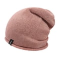 thumbnail image 2 of Only Moment Crochet Hats for Women D Polyester,Spandex Warm Winter Cuffed Hat for Cold Weather Outdoor Wear One Size, 2 of 9