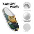 thumbnail image 5 of Lsque Fresh Passion Fruit Still Life Pattern Womens Comfort Cotton on Scuff With Memory Foam and Anti-skid Sole Slipper-39/40, 5 of 7