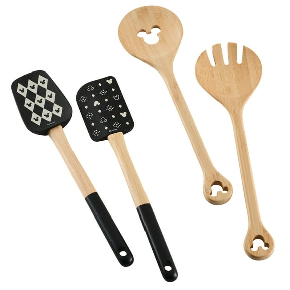 Disney Home Monochrome 4 Piece Kitchen Tool Set