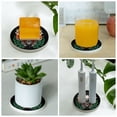 thumbnail image 6 of LNWH Non-Slip Decorative Drink Coasters, Absorbent Tiger Skull Art Pattern Drink Mats, 6PCS, 6 of 7