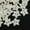 White, variant on GKNET 1000pcs Acrylic DIY Sewing Buttons Plastic 2-Hole Star Mixed Color Embellishment-CornflowerBlue