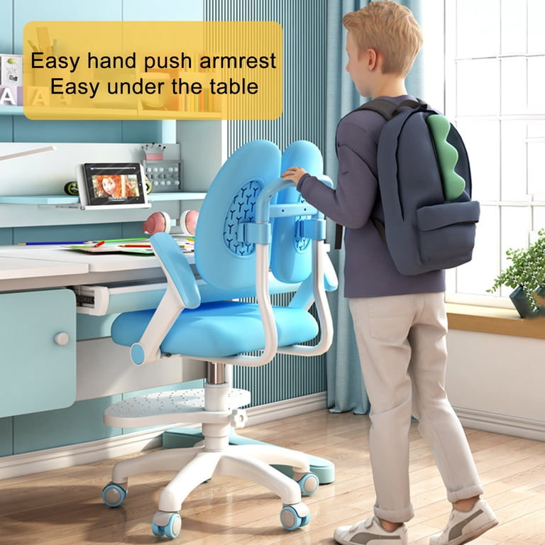 ALBA Armless Study Chair - Breathable Mesh Office Desk Chair With Lumbar Support, Adjustable Height 1 thumbnail image