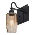 thumbnail image 2 of 1WG-MILO4AM-BK-Besa Lighting-Milo 4 - One Light Wall Sconce-Amber Glass Color, 2 of 5