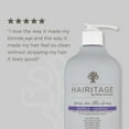 thumbnail image 2 of Hairitage Pass on the Brass Purple Shampooing à l'huile de jojoba pour cheveux blonds et colorés, 384 ml, 2 of 9