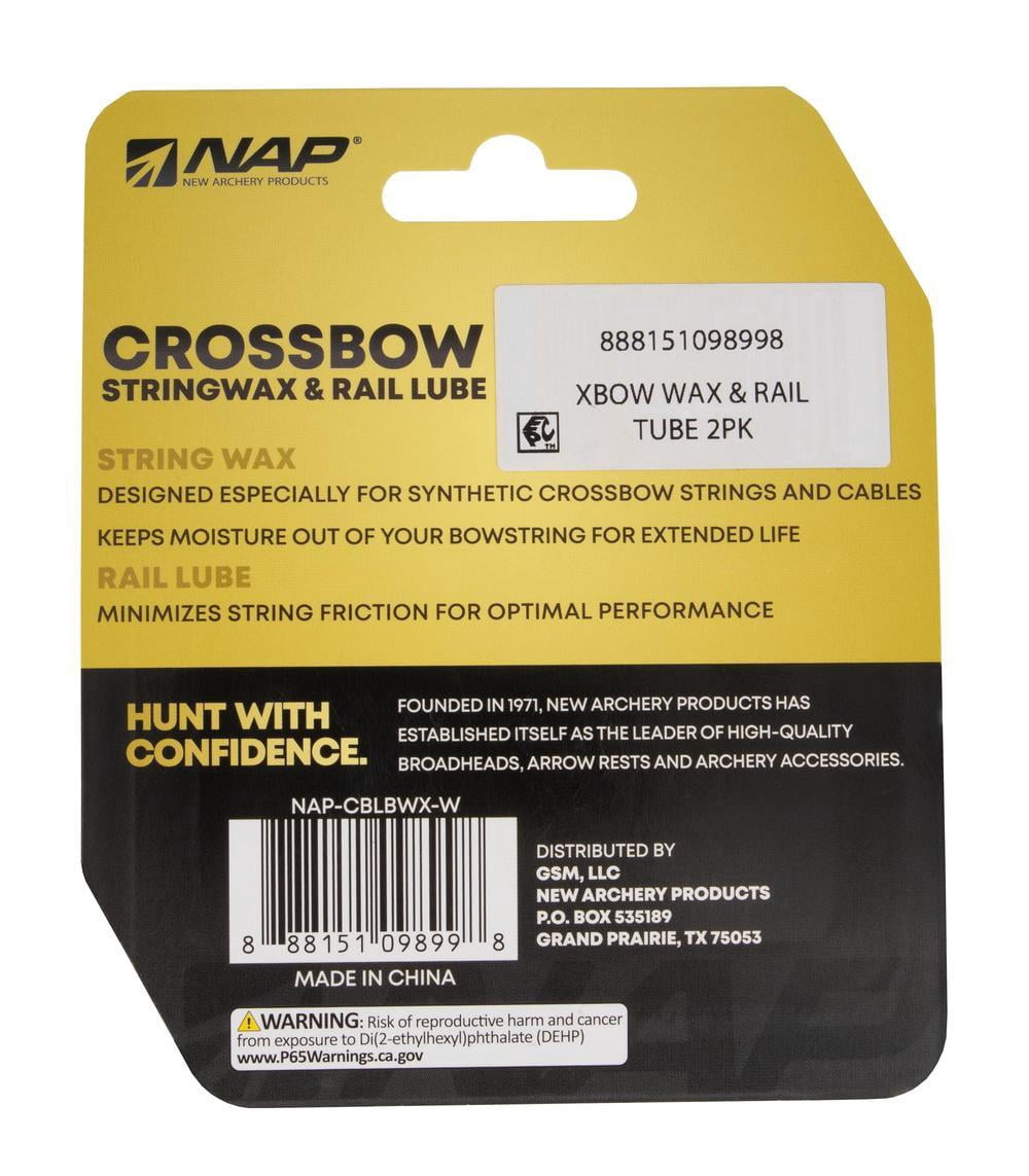 NAP Crossbow Maintenance Kit with Synthetic String Conditioner and Rail Lubricant