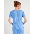 thumbnail image 5 of Joyspun Women's Knit Sleep T-Shirt with Short Sleeves, Sizes S-3X, 5 of 7