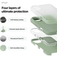 thumbnail image 4 of KOMI Compatible with iPhone 16 Pro Max Case, Premium Liquid Silicone Case, Full Body Protective Cover, Shockproof, Slim Phone Case, Anti-Scratch Soft Microfiber Lining, 6.9 inch Khaki Green, 4 of 5