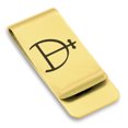 thumbnail image 1 of Stainless Steel Magnesium Alchemy Symbol Classic Slim Money Clip Credit Card Holder, 1 of 2