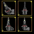 thumbnail image 2 of AUIMSOCO 9005/HB3 H11 Led Headlight Combo 4Pcs Hi/Lo Beam Bulbs 8000 Lumens 6000k Kits Super White For Lexus IS300 2021 50000 Hours Lifespan Canbus No Error, 2 of 18