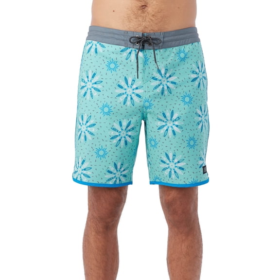 O'NEILL Mens 18 Cruzer Scallop Board Shorts - Bathing Suit with Fast-Drying Stretch Fabric