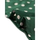 thumbnail image 5 of Camiseta De Manga Corta Con Cuello Peter Pan Y Lunares Para Mujer Verde Oscuro L, 5 of 5
