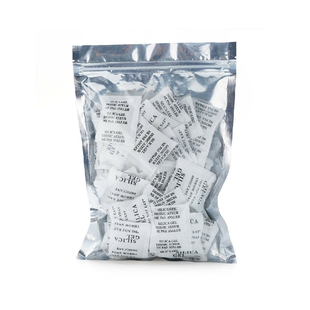 NEW~ DESICCANT SILICA GEL~ 10g SACHETS~ PACK OF 95~ABSORBS MOISTURE~ NON-TOXIC~~ 