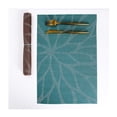 thumbnail image 3 of Isolation Western Nappe Restaurant Table à Manger PVC Bonne Couture Coussin Vaisselle Disc Coaster Non-slide Nappe Rose Rouge, 3 of 9