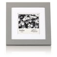 thumbnail image 3 of Gallery Solutions 8"x8" Wall Frame - Double White Mat for 5"x5" Photos - Flat Grey, 3 of 11