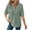 Mint Green, variant on HAiming Womens Summer Short Sleeve Tops Lightweight Drawstring Hoodies Solid Color Button V Neck Casual Blouses Shirts
