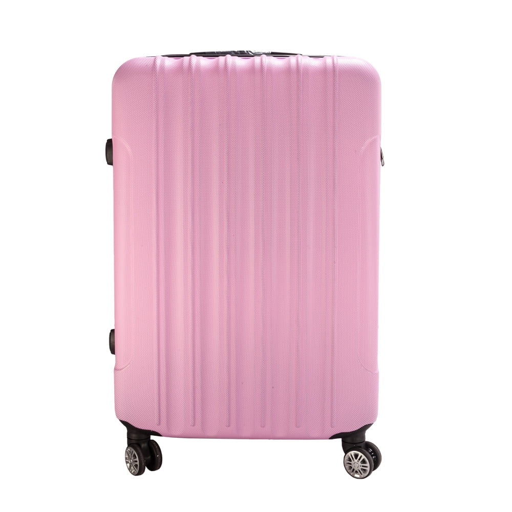 3-Piece Multifunctional Travel Storage Suitcase (20"/24"/28"), Large Capacity, Durable, for Travel & Daily, Pink