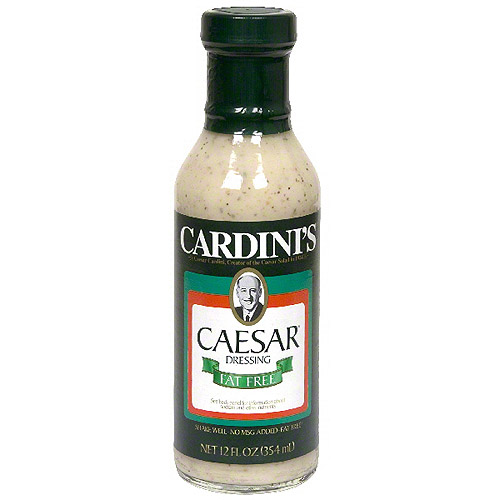 Cardini's Caesar Fat Free Dressing, 12 oz (Pack of 6)