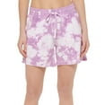 thumbnail image 2 of DKNY Sport Womens Tie Dyed Shorts Lilac XL, 2 of 3