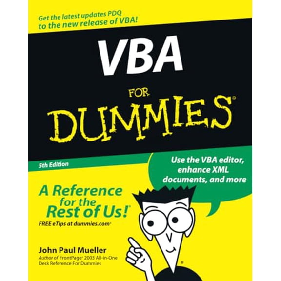 Pre-Owned VBA for Dummies (Paperback) 0470046503 9780470046500