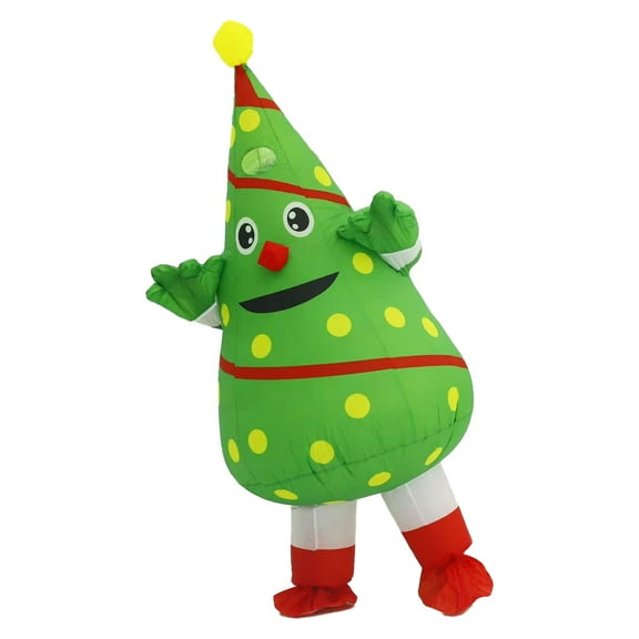 Christmas Tree Funny Inflatable Costume Unisex Christmas Party Cosplay Performance Costume