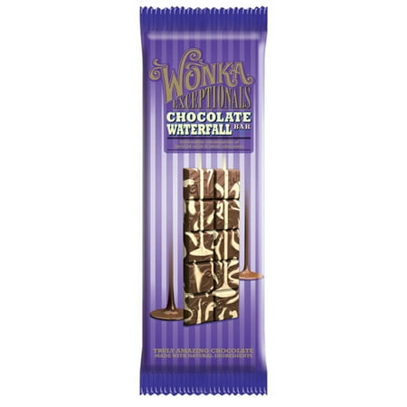 Wonka Exceptionals: Chocolate Waterfall Bar, 3.5 Oz