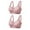 Hot Pink, variant on Jacenvly Sleep Bras for Women Solid Casual Fashion Womens Bralettes Woman'S Color Hollow Out Perspective Bra Underwear No Rims Hot Pink
