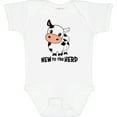 thumbnail image 3 of Inktastic New to the Herd Cute Cow Boys or Girls Baby Bodysuit, 3 of 5
