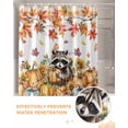 thumbnail image 6 of Thanksgiving Raccoon Shower Curtain Set ，Waterproof Fabric Shower Curtains Fall Pumpkin Shower Curtains for Bathroom,Bathroom Decor 72"x96", 6 of 7
