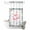 Pink, variant on No Hook Shower Curtain, Pink Flamingo Shower Curtains for Bathroom with See Through Top Window, Tropical Botanical Summer Flower Rustic Waterproof & Washable Bath Curtain Stand Up Stall 36"x72"