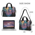 thumbnail image 3 of FORMRS 16" Laptop Bag Carrying Sleeve Case with Handle Travel Shoulder Briefcase, Psychedelic Jellyfish, 3 of 8