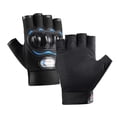 thumbnail image 4 of Guantes de ciclismo para mujeres y hombres, guantes de medio para bicicleta, guantes antideslizantes y transpirables para motocicleta y bicicleta Etiqueta colorida azul, 4 of 8