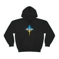 thumbnail image 2 of Blue/Yellow Cross Hoodie, 2 of 9
