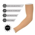 thumbnail image 5 of ALAZA Light Orange UV Sun Protection Arm Sleeves UPF 50+ Compression Cooling Sleeve 1 Pair, 5 of 7