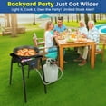 thumbnail image 4 of 220,000 BTU Propane Burner for Outdoor Cooking w/Jet Burner, Single Burner Propane Stove Gas Burner,ideal for Woks, Skillets and Pots, w/Height Adjustable Legs, 4 of 6