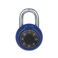 Brink's 48mm Dial Combination Padlock, Assorted Colors