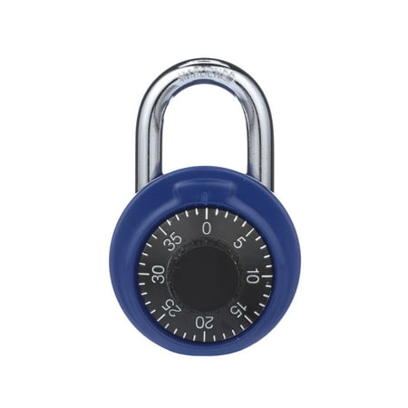Brink's 48mm Dial Combination Padlock, Assorted (Best Combination Lock For Gym)