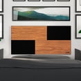 thumbnail image 3 of Cabecera Flotante Individual , Diseño Moderno, Fácil de Instalar y Ajustable en Altura, Forma Cabecera King con Dos Piezas - Color Gris/Negro, 3 of 16