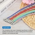 thumbnail image 4 of Unique Bargains 1.5 Yard 6 mm Rhinestone Tube Rope DIY Diamond String for Trouser Drawstring Sweaters White Mesh White Diamond, 4 of 5